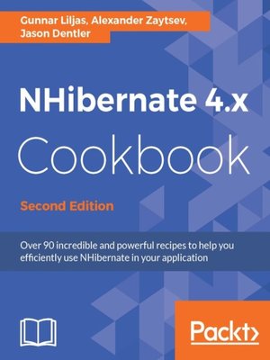 cover image of NHibernate 4.x Cookbook
